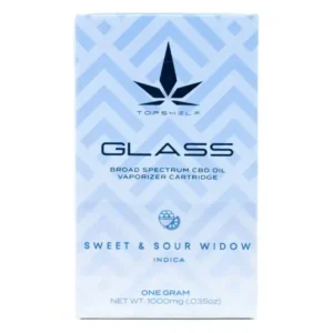 Sweet and Sour Widow CBD Glass Cartridge (Top Shelf)