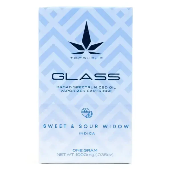 Sweet and Sour Widow CBD Glass Cartridge (Top Shelf)
